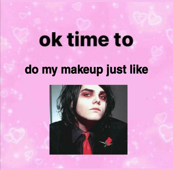 Gerard Way's Makeup